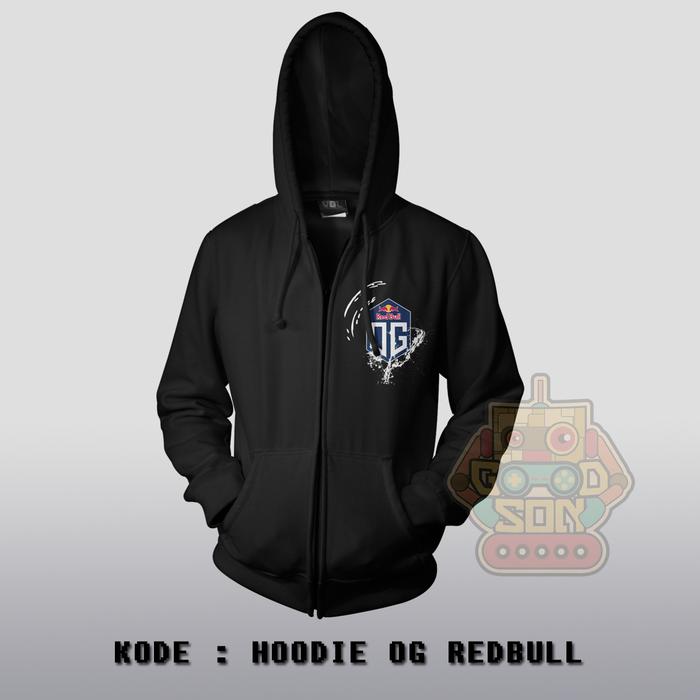 JAKET / HOODIE GAMING DOTA 2 OG REDBULL