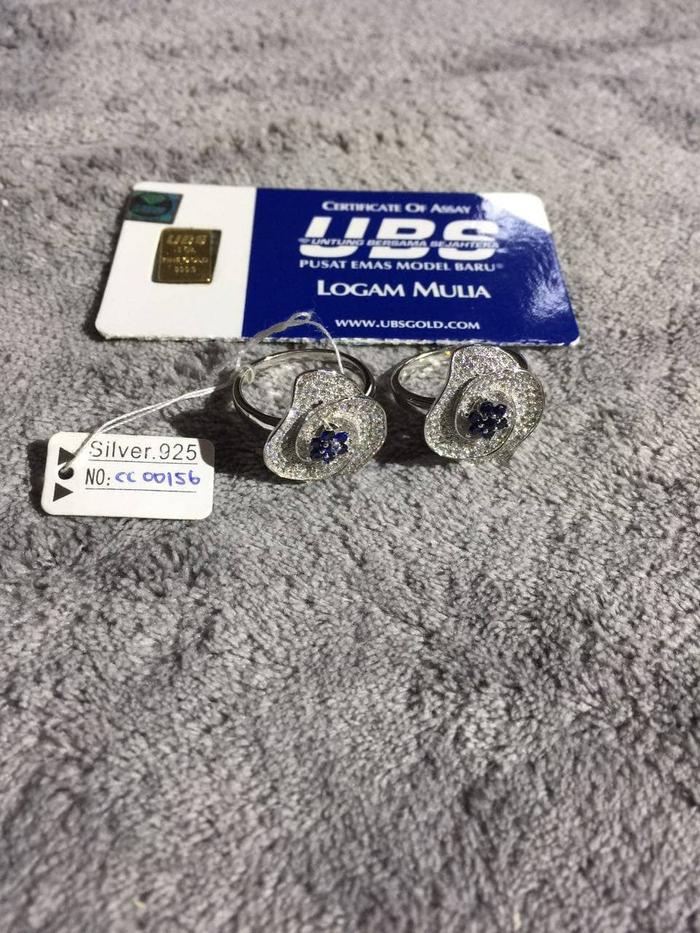 CINCIN SILVER PERAK ASLI 100% ADA TAG 4.63 GRAM UBS SRH LEGO GELANG