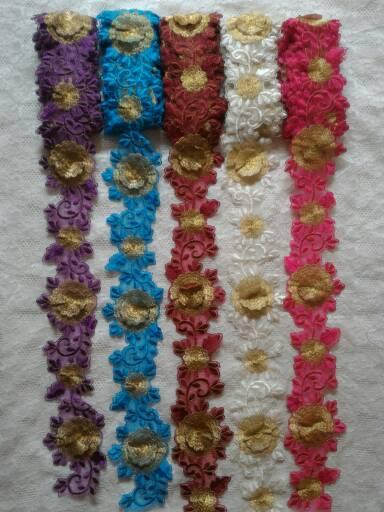 renda bordir meteran gamis kebaya 4,5meter