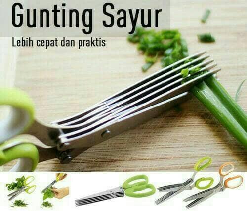 gunting sayur 5 Lapis