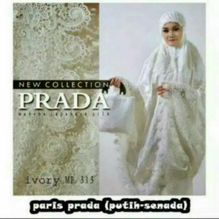 Mukena Prada keong putih