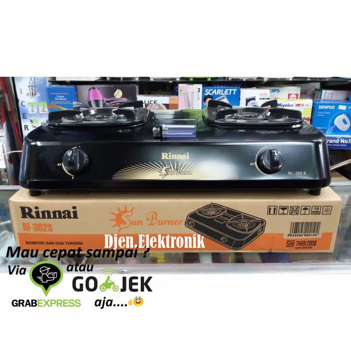Rinnai Kompor Gas 2 Tungku RI-302S Sun Burner