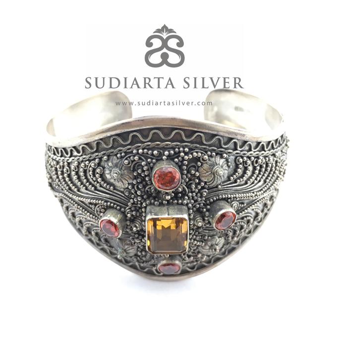GELANG PERAK UKIRAN BALI