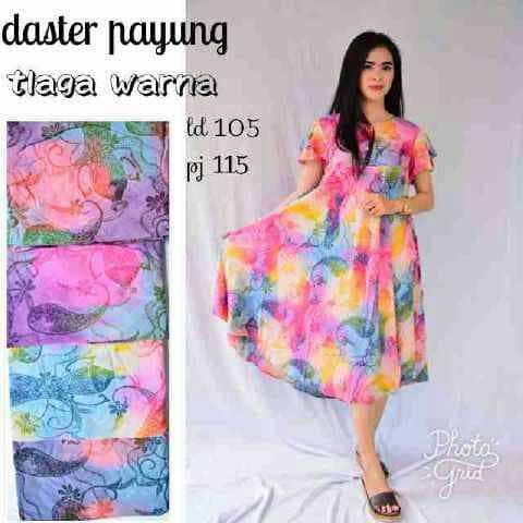 daster payung batik tlaga warna