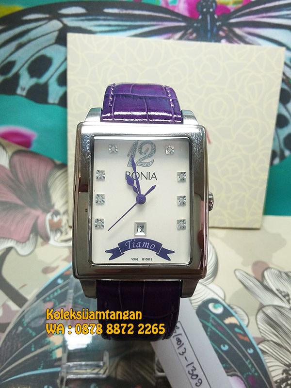 JAM TANGAN WANITA BONIA B10013-1309V SILVER UNGU ORIGINAL MURAH