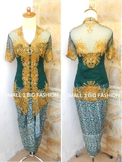 Kebaya Jadi / Kebaya Modern Katun Bordir Encim pendek TL-002 MAGENTA