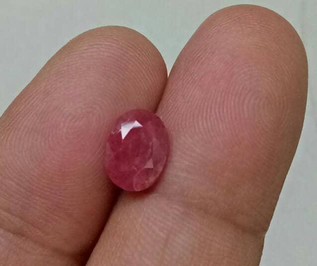 DGL Certified Red Colour,Big,Translucent,NH 2.54 CT RUBY Burma/Myanmar