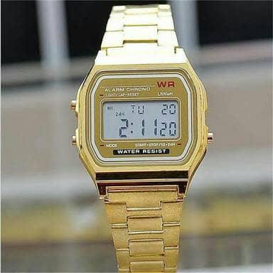 JAM TANGAN CASIO RANTAI WARNA GOLD