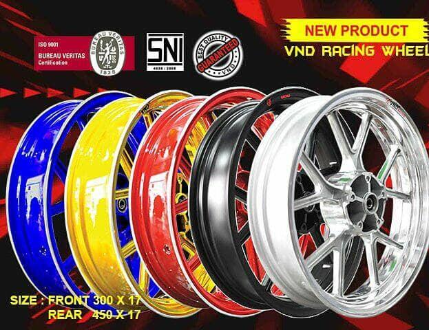 VELG TAPAK LEBAR VND VIXION BYSON XABRE R15 SCORPIO