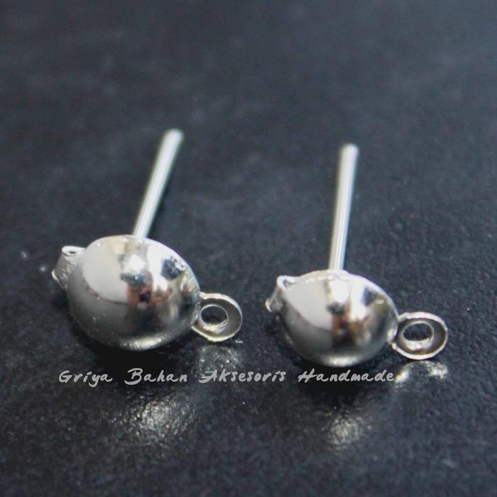 Tusuk Anting Mangkok Cantolan 6*13 MM || Bahan Anting || Anting Tusuk