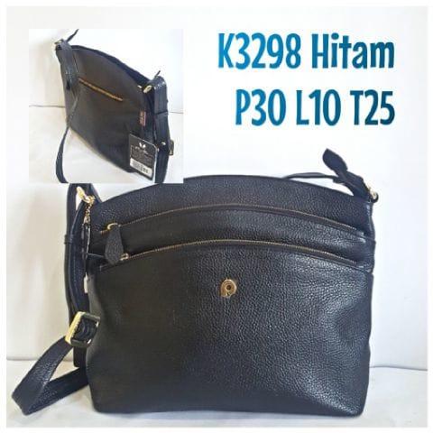 Tas Kulit Papillon Original K3298 Hitam