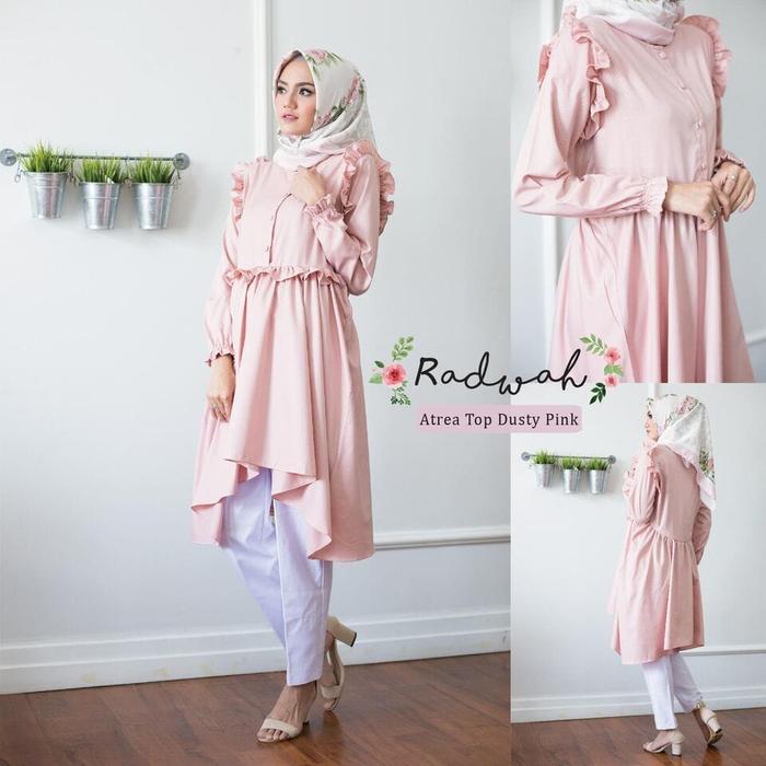 Tunik Toyobo - Radwah ATREA TOP DP - Blouse Muslimah Branded All Size