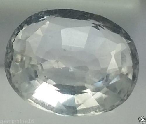 White Topaz 4.03 CT Real NATURAL GIE Memo Superb Quality