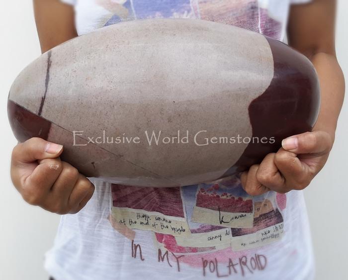1.77.41- Natural Narmada Shiva Lingam JUMBO - India