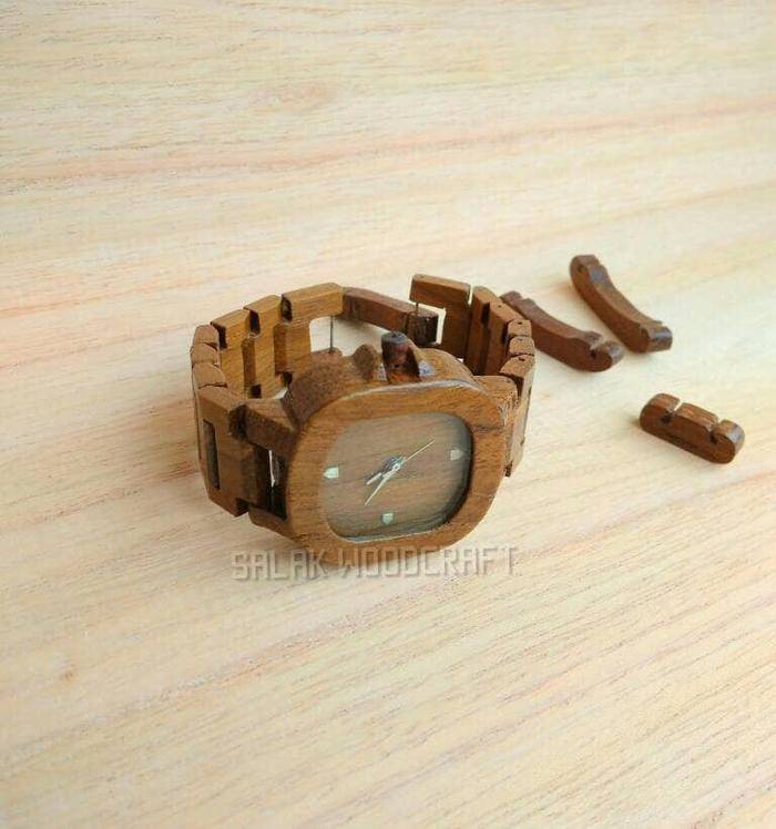 jam tangan kayu jati