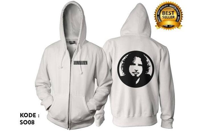 jaket chris cornell soundgarden-zipper hoodie switer