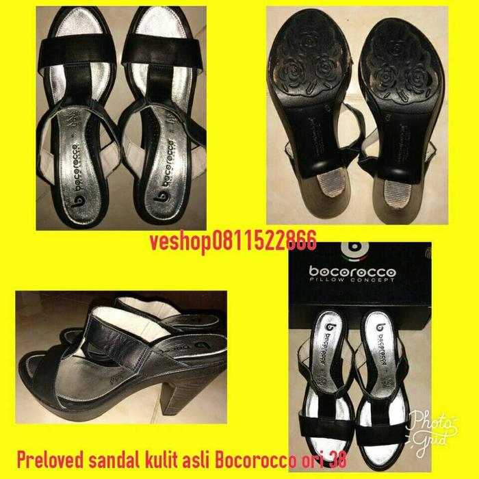 Preloved sandal kulit asli bocorocco 38 ori