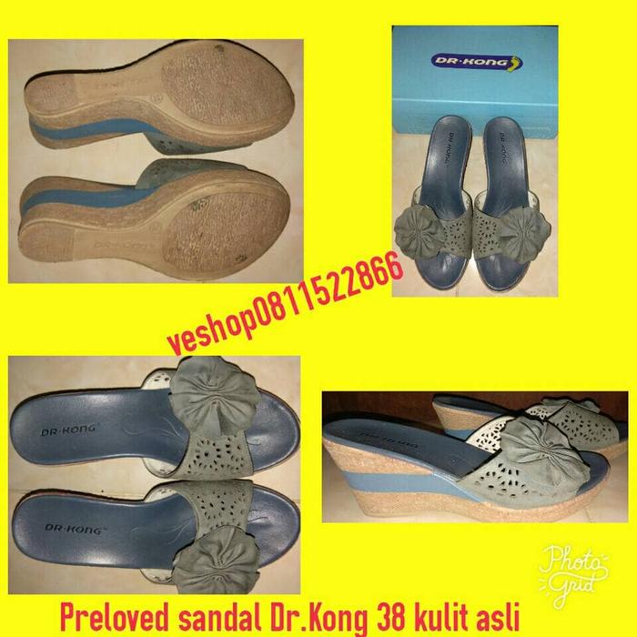 preloved sandal Dr. Kong 38 kulit asli ori