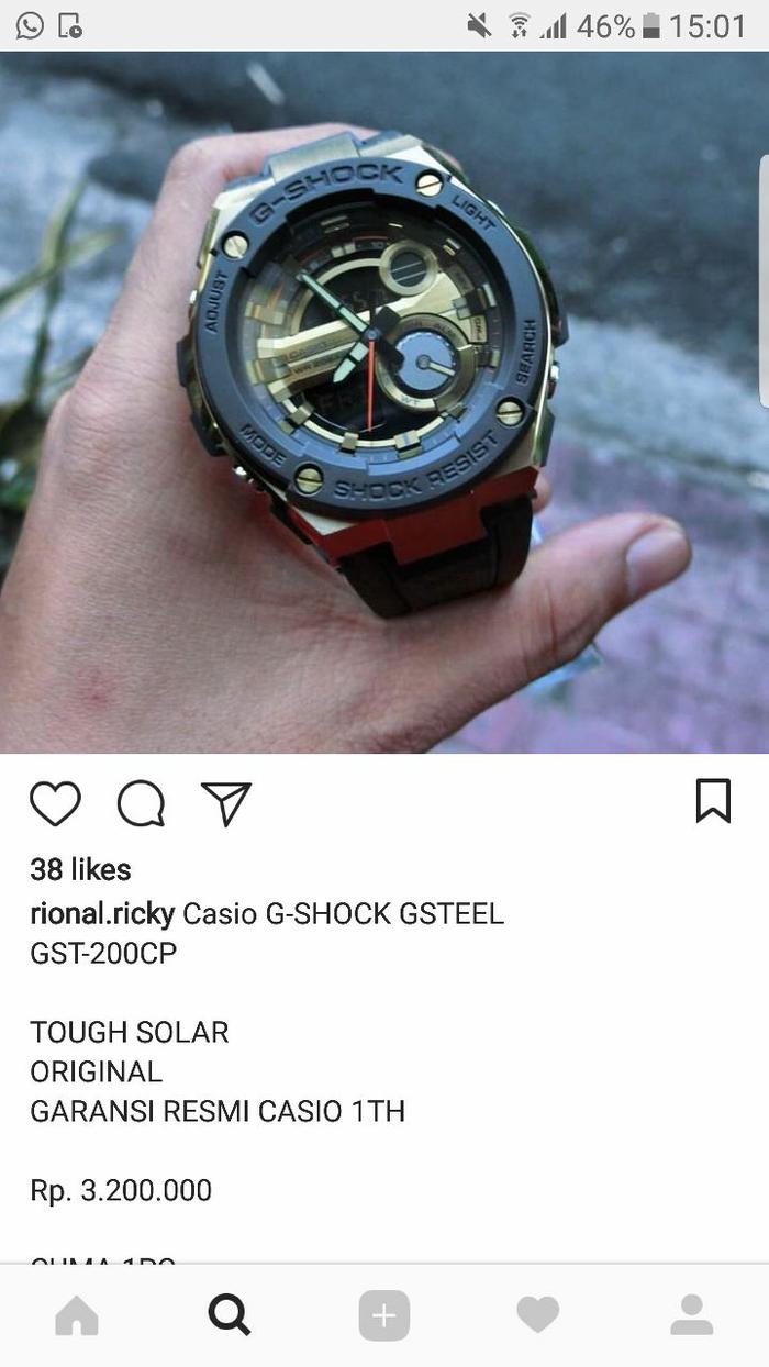 CASIO GSHOCK G-SHOCK GST-200CP ORIGINAL