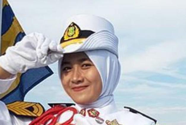 topi pdu taruni tanpa emblem untuk stip pelayaran wanita