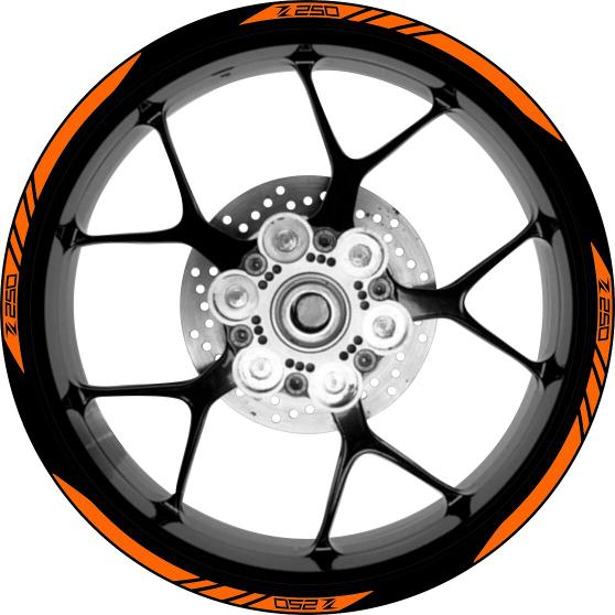 Stiker Velg Motor Z250 utk Velg Ring 17.
