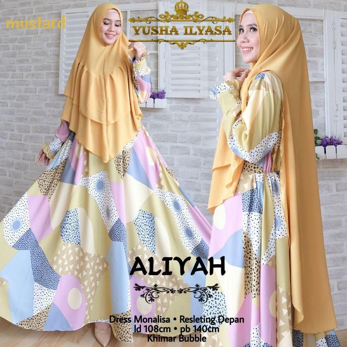 NR Maxi dress Syari /Gamis Syari /Longdress Syari Aliya