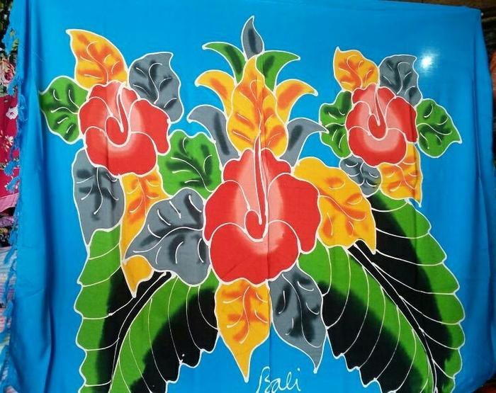Kain Pantai Bali Lukis / Kain lukis bali