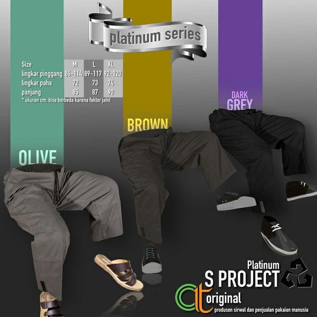 Sirwal Platinum S project Ct Original Dewasa