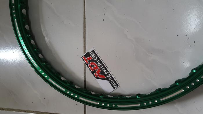 velg samco thailand sepasang 17 x 120 dan 17 x 140 hijau