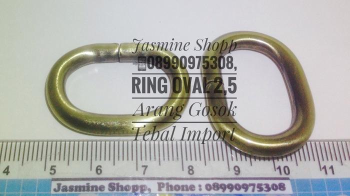 Ring Oval 2,5AGG Tebal Import/ Ring Tas Oval