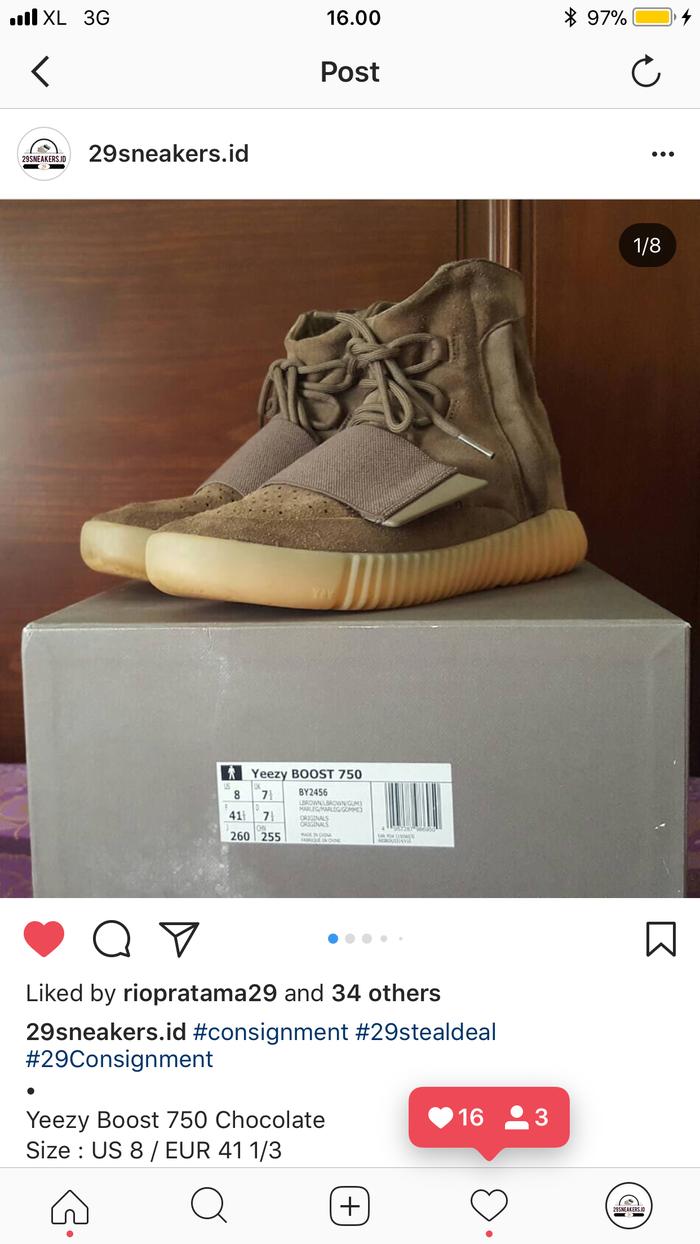 yeezy boost 750 chocolate/brown