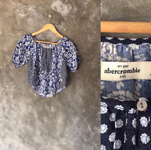 blouse crop abercrombie