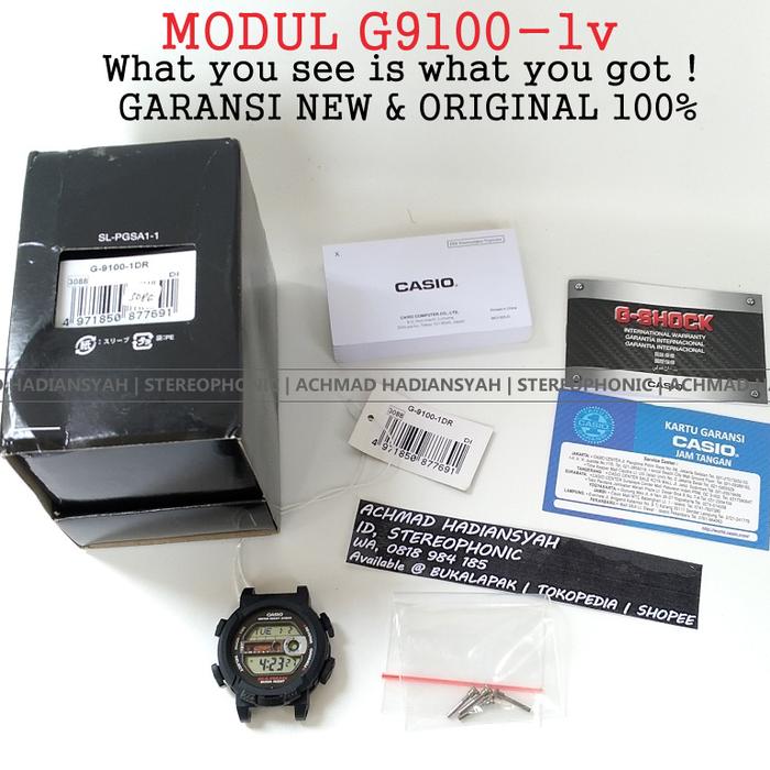 ORIGINAL Modul CASIO GShock G9100 Modul G9100-1v Modul G9100 1v G 9100