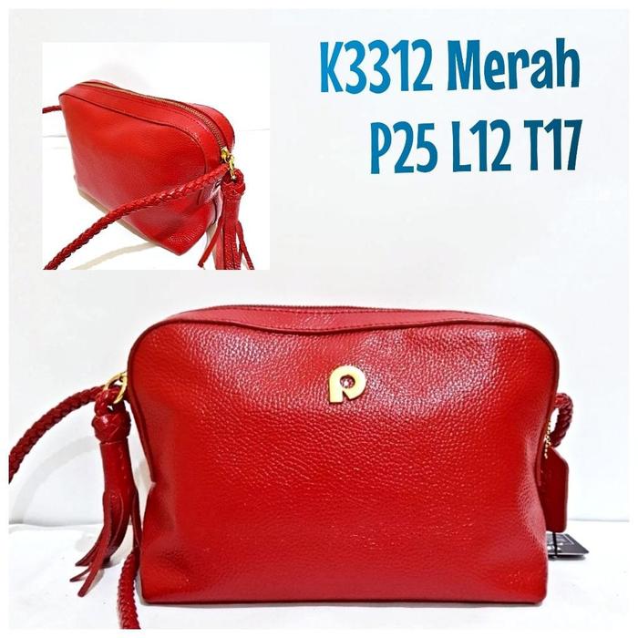 Tas Kulit Papillon Original K3312 Merah