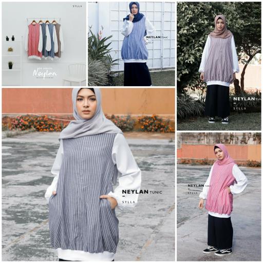 TUNIK CASUAL - TUNIK NEYLAN By SYLLA HIJAB - TUNIK COTTON TOYOBO