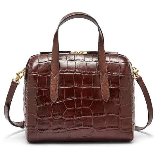 Fossil Sydney Satchel Croco