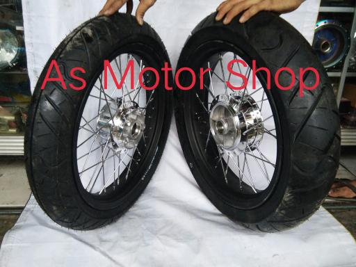 Sepaket velg set sprint xd 185 - 215 x 17 vixion old vixion new Rxking