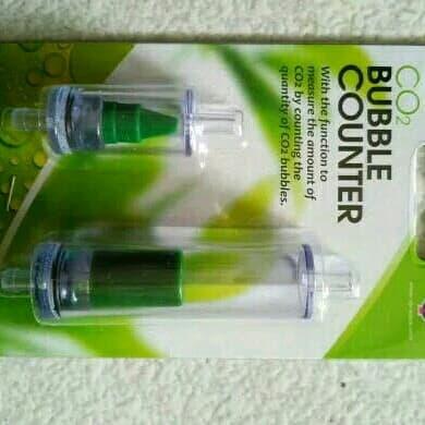 Co2 bubble counter + check valve