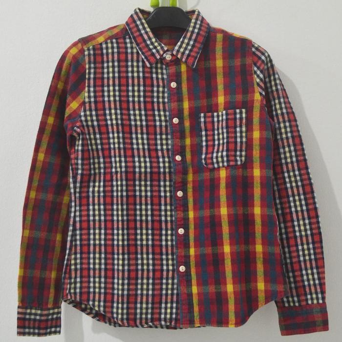 Kemeja Flannel Beams Boy Second Murah Bandung F08