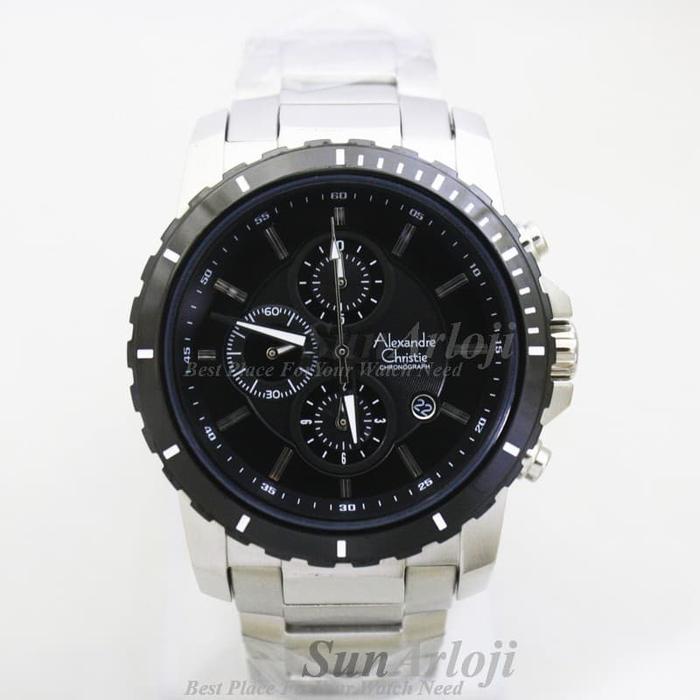 Alexandre Christie AC 6141 MC Silver & BLUE