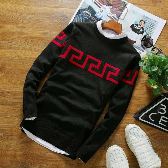 Sweater Rajut Pria - Sweater Rajut Labirin - Sweater Rajut