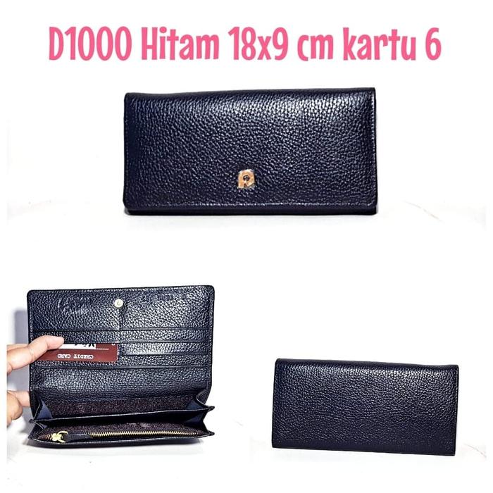 Dompet Kulit Papillon Original D1000 Hitam