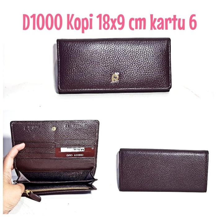 Dompet Kulit Papillon Original D1000 Kopi