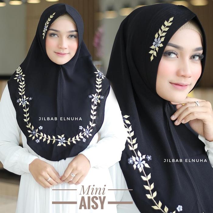 HIJAB JILBAB KERUDUNG INSTAN KHIMAR MINI AISY BY ELNUHA