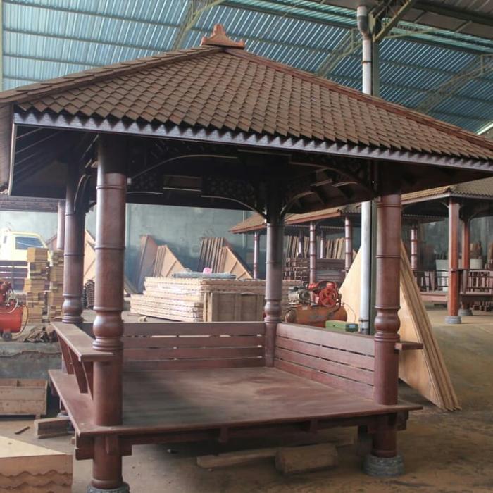 gajebo kayu kelapa elgn wa 081617611443