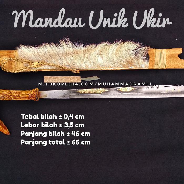 Mandau Khas Kalimantan,Senjata Orang Dayak,Mandau,Pajangan,Hiasan