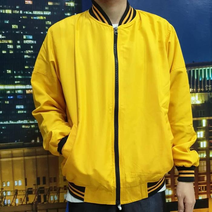 Jaket Bomber Kuning