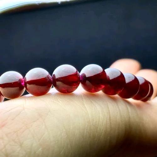 Gelang batu giok.merah