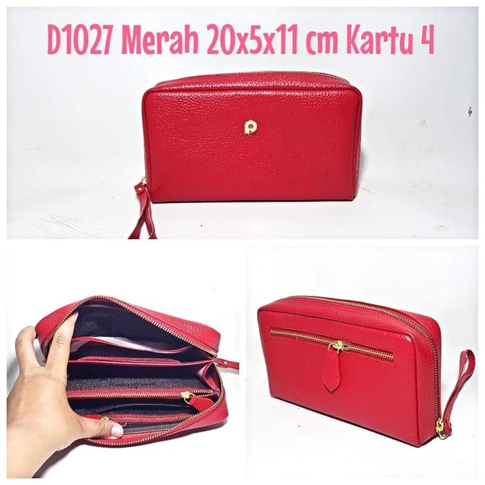Dompet Kulit Papillon Original D1027 Merah