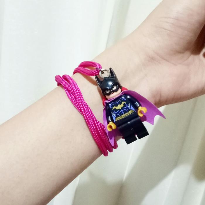 GELANG LEGO BRACELET BATGIRL SUPERHERO MINIFIGURE
